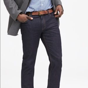 NWT Banana Republic Straight Dark Wash Jeans